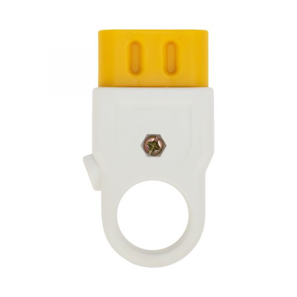 Розетка разборная без з/к 6А плоская белая