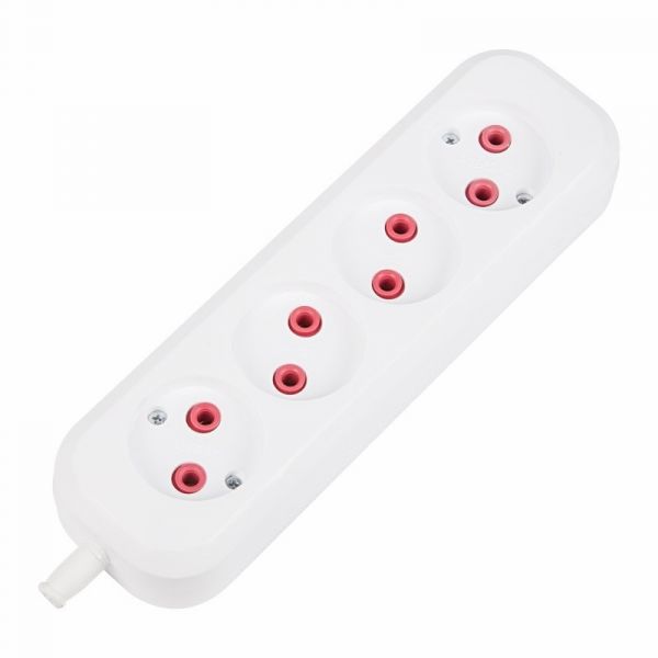 Колодка 4 гнезда б/з Эконом