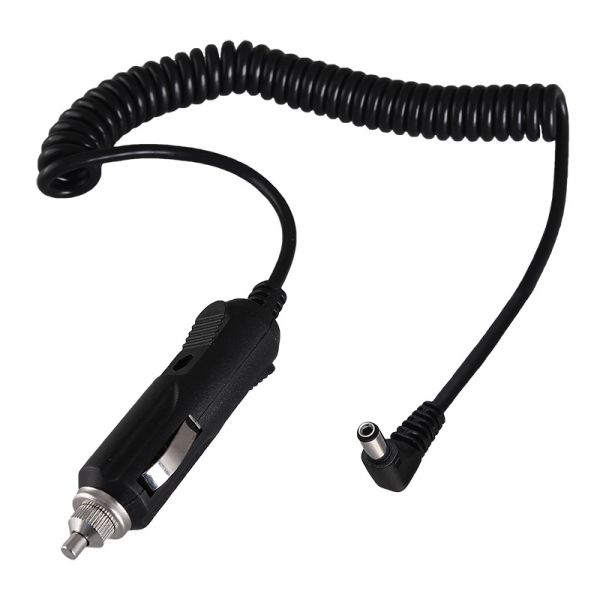 Автозарядка с индикатором 1.4х3.4 разъем АЗУ шнур спираль 1.5 м