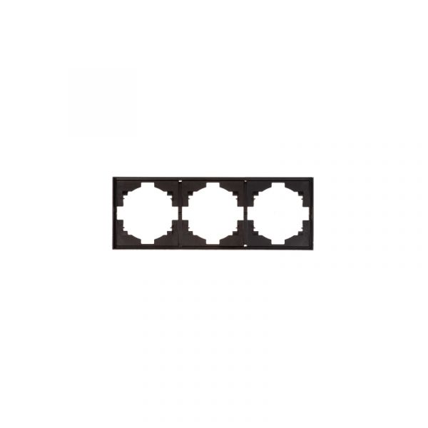 Рамка STRONG 3-постовая антрацит