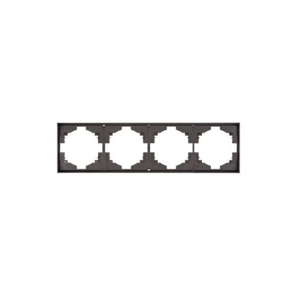 Рамка STRONG 4-постовая графит