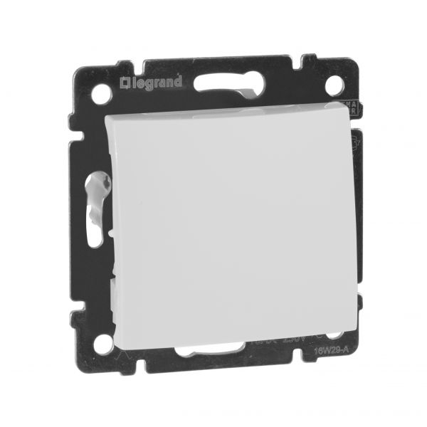 Выключатель 1-клавишный перекрестный схема 7 10А белый VALENA