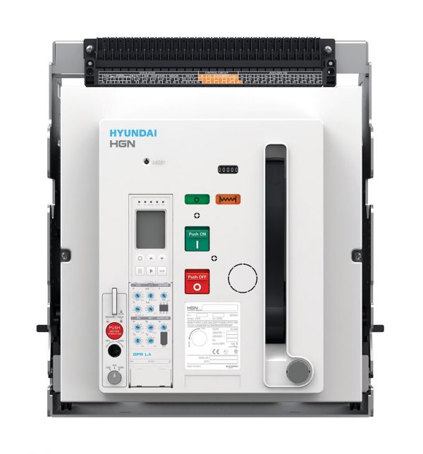 Воздушный выключатель серии HGS (3200А, 3P, 85кА, выкатной c горизонтальным расположением шин, реле GPR-LP)