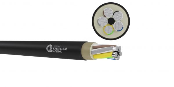 Кабель силовой АсВВГнг(А)-LS 5х10ок(N.PE)-0.66