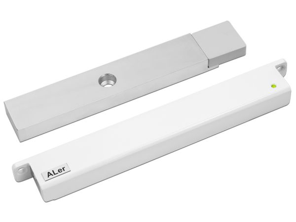 Замок электромагнитный AL-200 Premium 24V белый