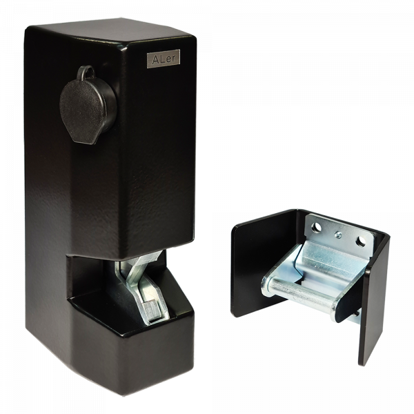 Замок электромеханический AL-ZL-01-12V, усилие удержания зацепа не менее 700 кгс, черный