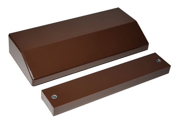 Замок электромагнитный ALM-250FT-12V, усилие удержания якоря 250 кгс, влагозащищенный, коричневый