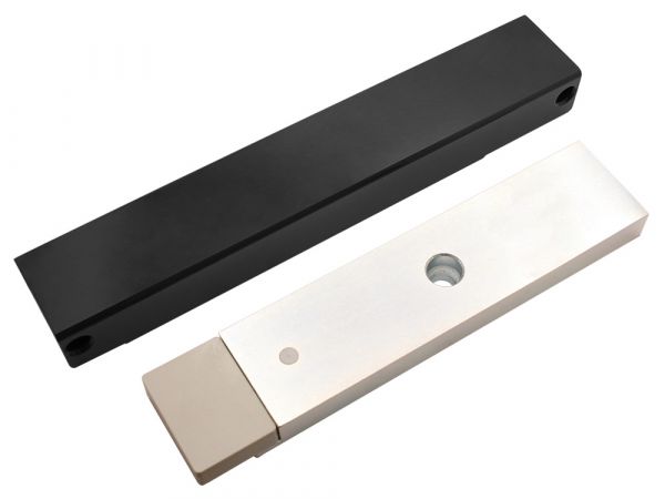 Замок электромагнитный ALM-300P-24V, усилие удержания якоря 250 – 300 кгс, черный