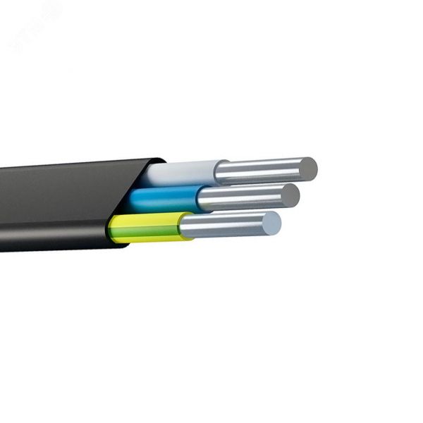 Кабель силовой АВВГ-П 3х6ок-0,66(N,PE)ТРТС