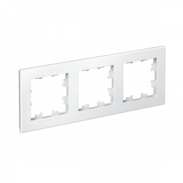 Рамка трехпостовая ATLASDESIGN универсальная белый