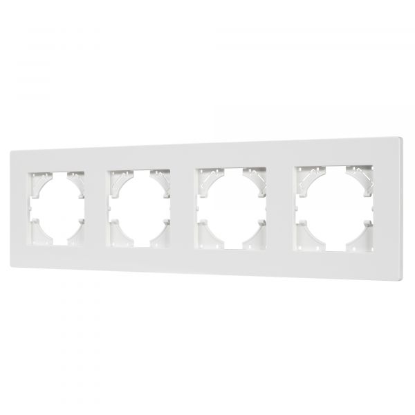 Рамка пластиковая FRM-PERIO-PL-4-WH