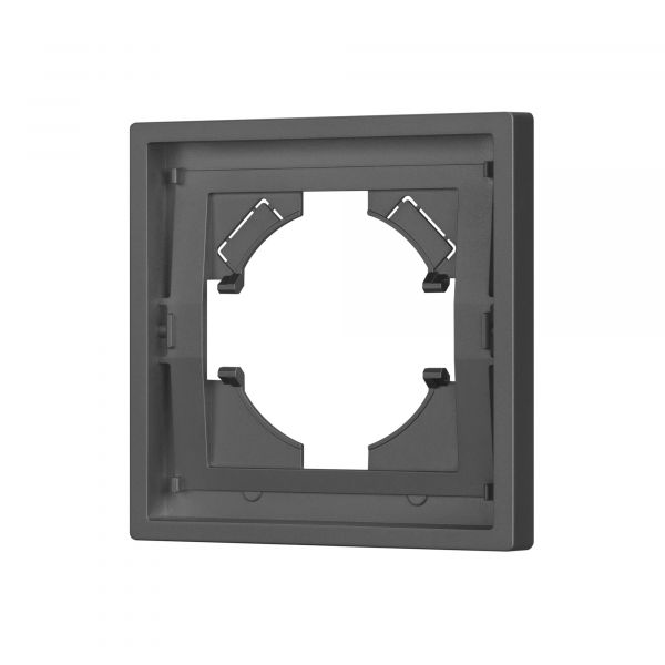 Рамка пластиковая FRM-TENDO-SFPL-1-GR, Серый, 1 пост