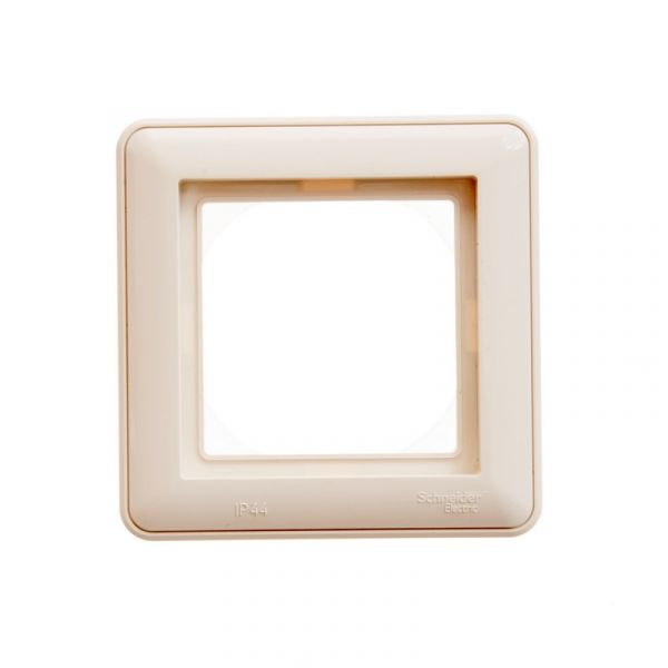 W59 Рамка 1 пост IP44 бежевая