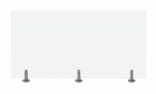 Стекло закаленное для секции ограждения BH06      длиной 1500мм