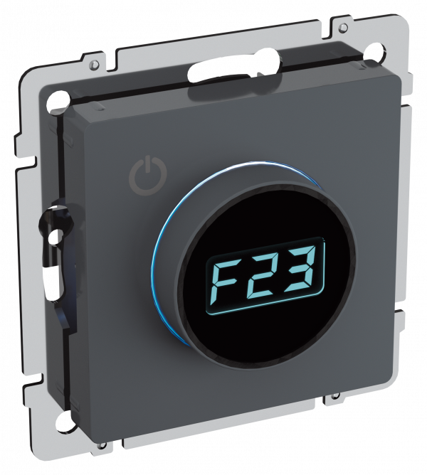 BRITE Термостат электронный с индикацией ТС10-1-БрМ маренго IEK