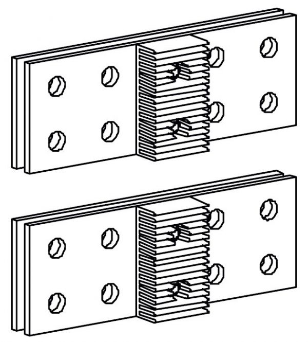 ШИНА ПОДКЛЮЧЕНИЯ DC ДЛЯ SD1250 4P