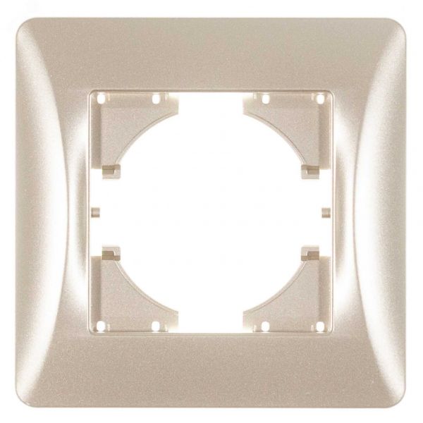 Рамка 1-местная Ugra, шампань