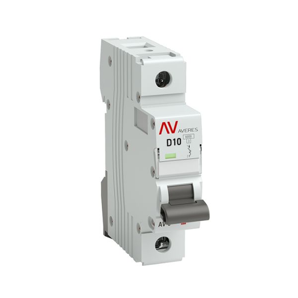 Выключатель автоматический AV-6 1P 10A (D) 6kA AVERES