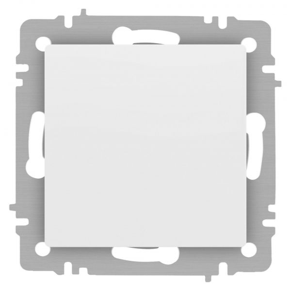 Переключатель перекрестный Intro Accent 6-108-01М 10А-250В, IP20, СУ, белый матовый