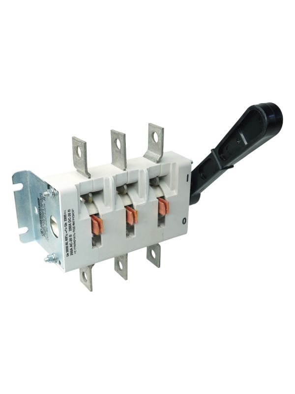 Рубильник ВР32-35А30220-00 УХЛ3 250А несъёмная боковая рукоятка 3-х полюсный на одно направление IP00