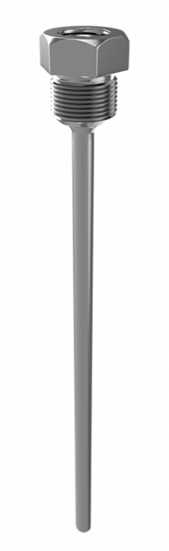 Гильза погружная G1/2 длиной 200 мм. с внутренней резьбой G1/4