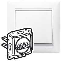 Аудиорозетка 2-местная белый VALENA DIY