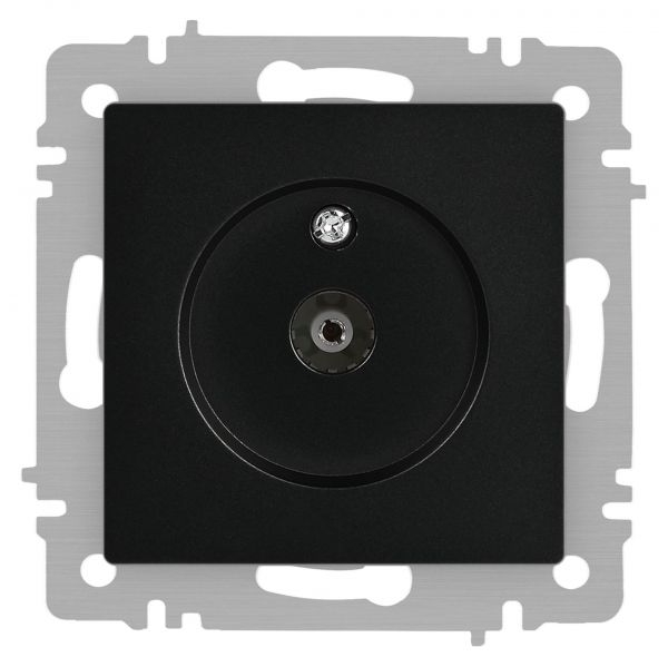 Розетка Intro Accent 6-301-05 TV одиночная, IP20, СУ, антрацит