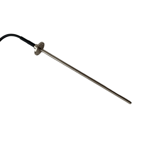 Датчик температуры канальный с термосопротивлением PT1000 шток 200мм кабель 2м