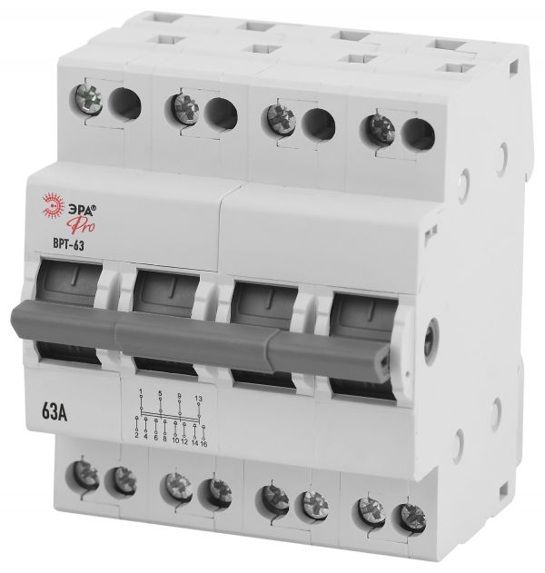 Выключатель-разъединитель трехпозиционный ВН-63 PRO V RT 63-4-63 4Р 63А