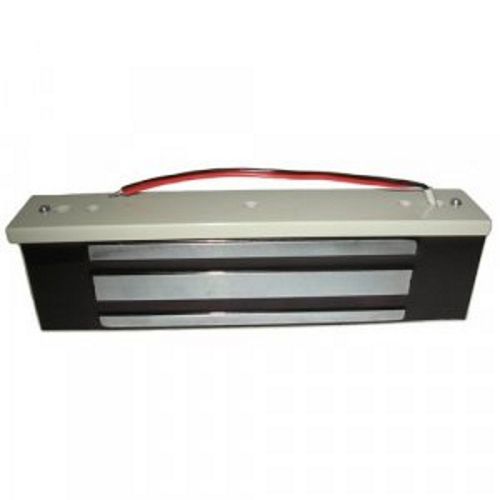 Замок электромагнитный ML-295 KB-2 с уголком с датчиком Холла IP67 12В усилие 300 кг коричневый