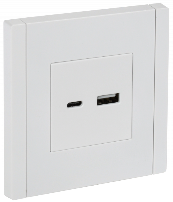 FORTE&PIANO Розетка USB A+C 18Вт FP251 белый IEK