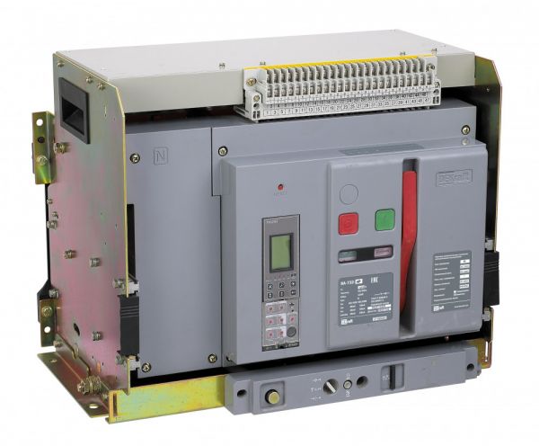 Выключатель автоматический воздушный выкатной 4P 2500А 80кА расцепитель Н ВА-732