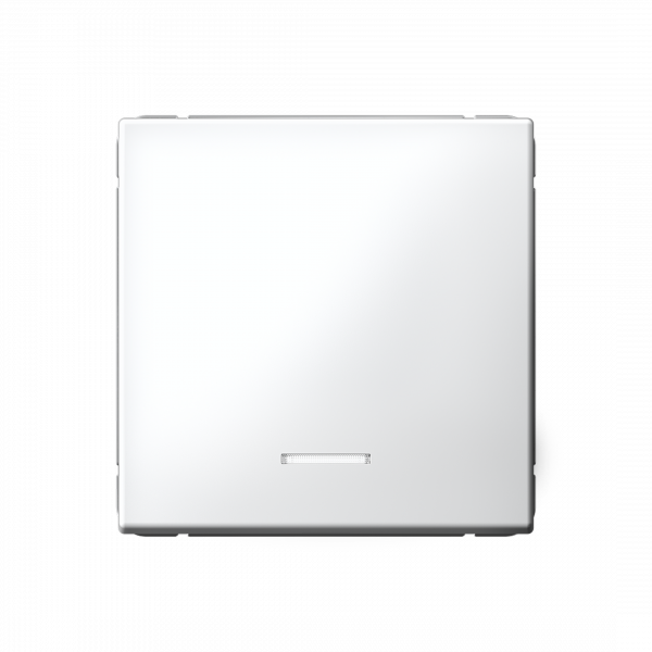 ARTGALLERY 1-клавишный ВЫКЛЮЧАТЕЛЬ КНОПОЧНЫЙ с подсв., 10А, механизм, БЕЛЫЙ