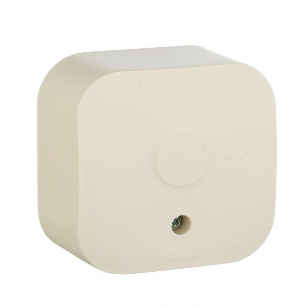 Вывод кабеля для открытой установки слоновая кость QUTEO