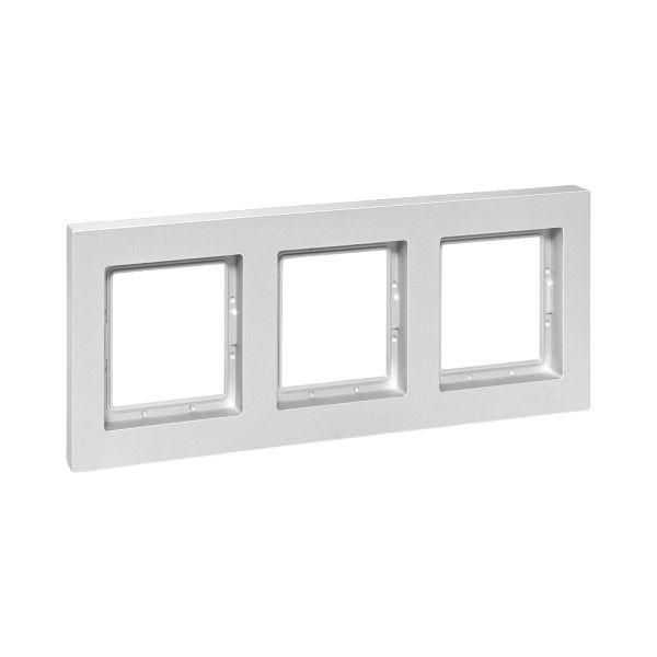 Эпика Рамка 3-местная IP44 алюминий пластик EKF