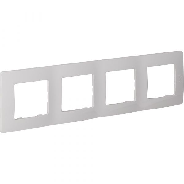Рамка 4-местная белый ETIKA