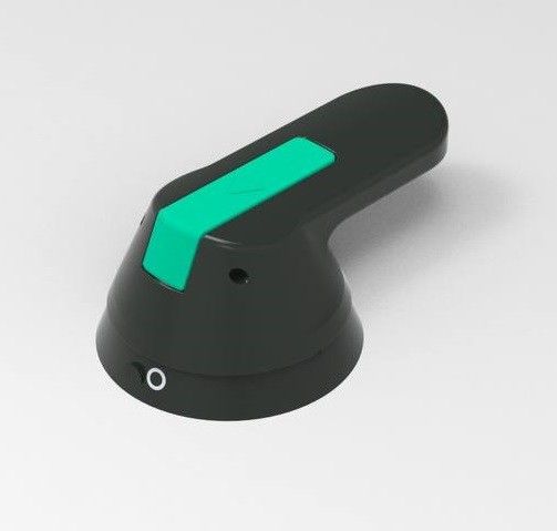 ВЫНОСНАЯ КОРОТКАЯ ЧЁРНАЯ ПОВОРОТНАЯ РУКОЯТКА ДЛЯ БОКОВОЙ УСТАНОВКИ НА SD160-250