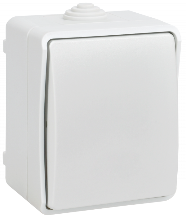 FORS Выключатель кнопочный для открытой установки 10А IP54 ВСк20-1-0-ФБ белый