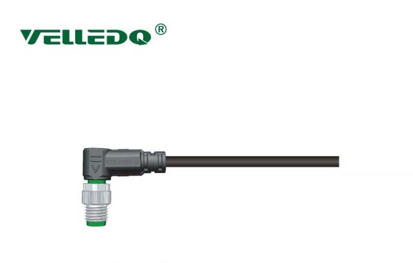 Соединитель кабельный M8-M04S-10.0PVC/BK (вилка)