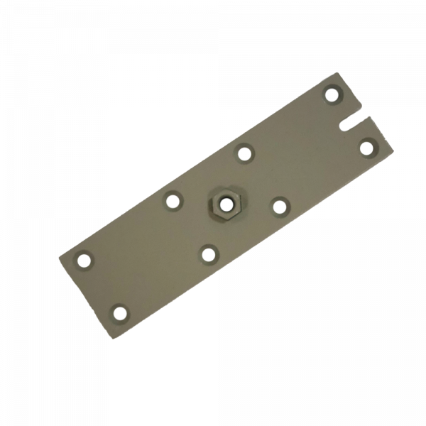 Планка для крепления замка LMP-295K/194K Silver без сквозного сверления двери серебряная