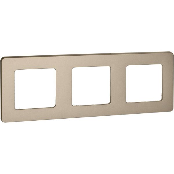 Рамка 3-местная шампань INSPIRIA