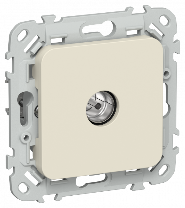 FLITE Розетка TV экранированная оконечная тип M РТВм-1-1-1-ФлСл сливочный IEK