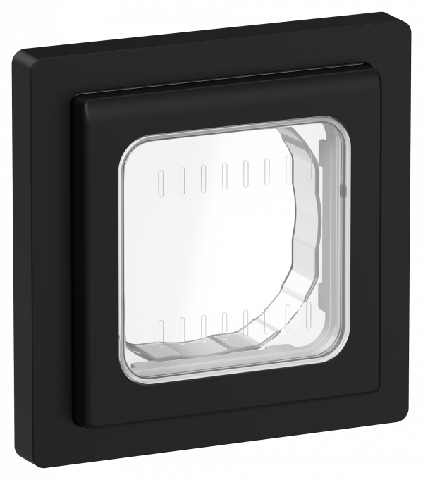 FLITE Рамка 1-местная IP55 Рпро-1-55-ФлЧ черный IEK