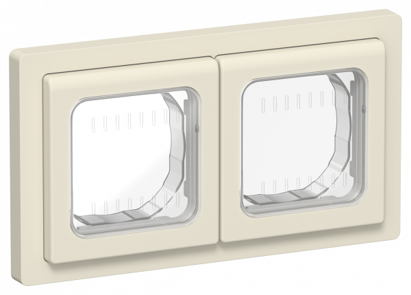 FLITE Рамка 2-местная IP55 Рпро-2-55-ФлСл сливочный IEK