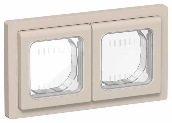 FLITE Рамка 2-местная IP55 Рпро-2-55-ФлЛ льняной IEK