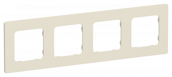 FLITE CLASSIC Рамка 4-местная РУ-4-К-ФлСл сливочный IEK