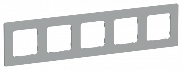 FLITE CLASSIC Рамка 5-местная РУ-5-К-ФлС серый IEK