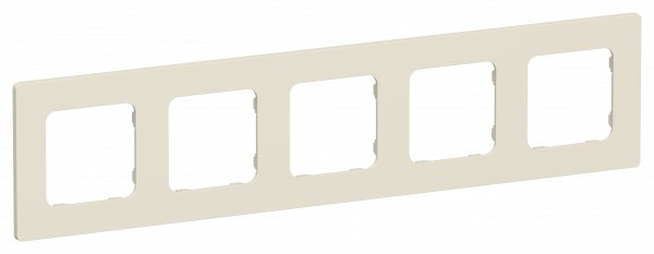 FLITE CLASSIC Рамка 5-местная РУ-5-К-ФлСл сливочный IEK
