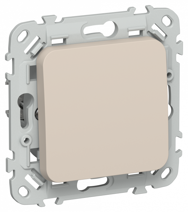 FLITE Выключатель 1-клавишный 10А ВС11-1-0-ФлЛ льняной IEK