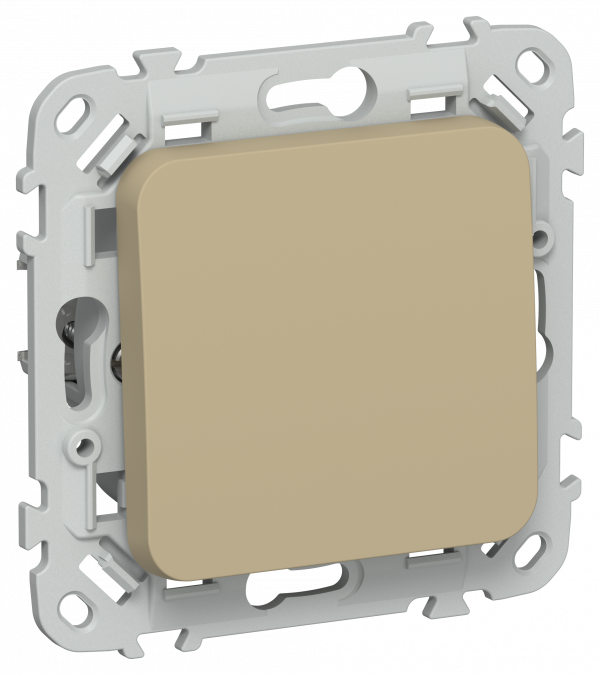 FLITE Выключатель 1-клавишный проходной 10А ВС61-1-0-ФлХ хаки IEK